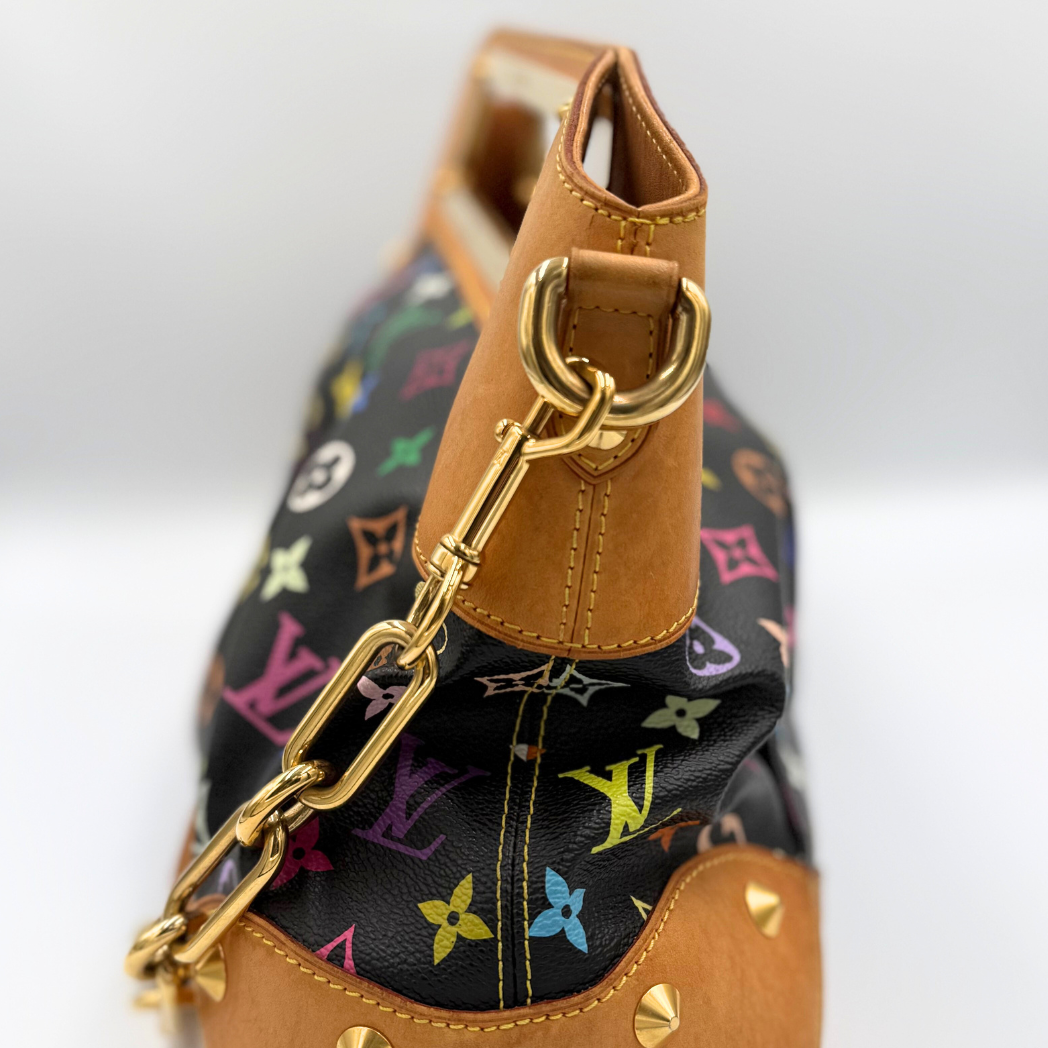 Louis Vuitton x Takashi Murakami Black Monogram Judy GM