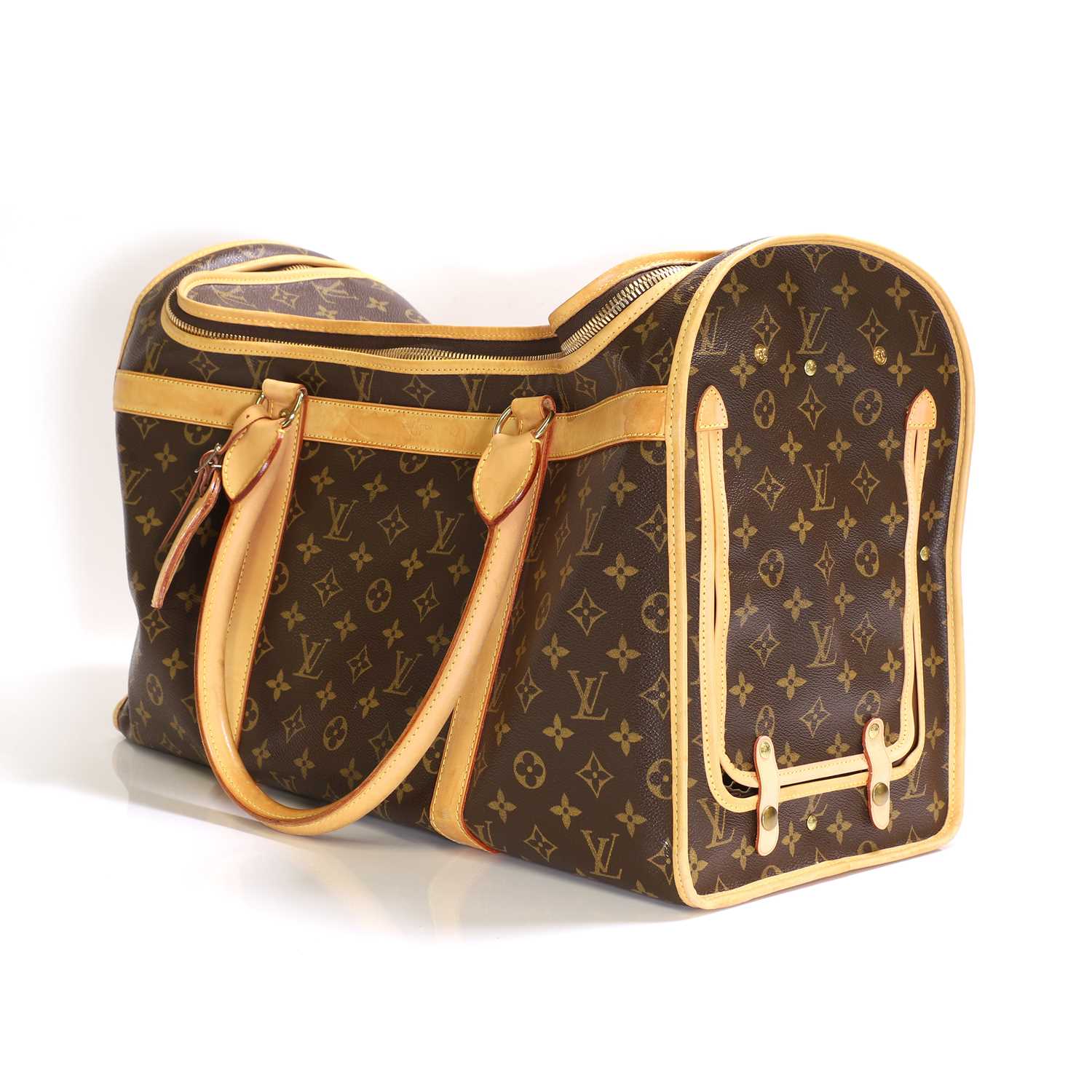Louis Vuitton Sac Chien 50 Dog Carrier Monogram Canvas – ELViVi