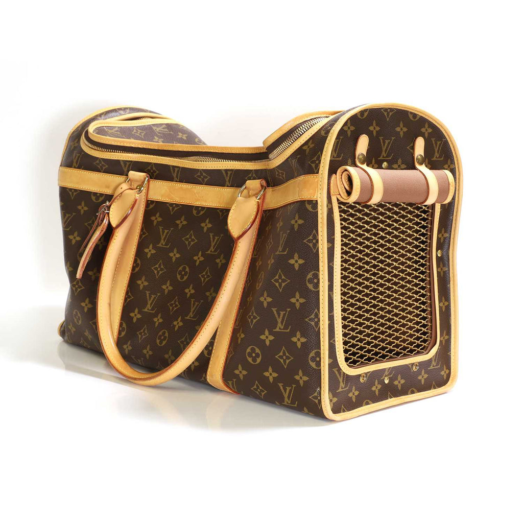 louis vuitton dog stroller Louis Vuitton Sac Chien 50 Dog Carrier Monogram Canvas – ELViVi Bag Consultancy